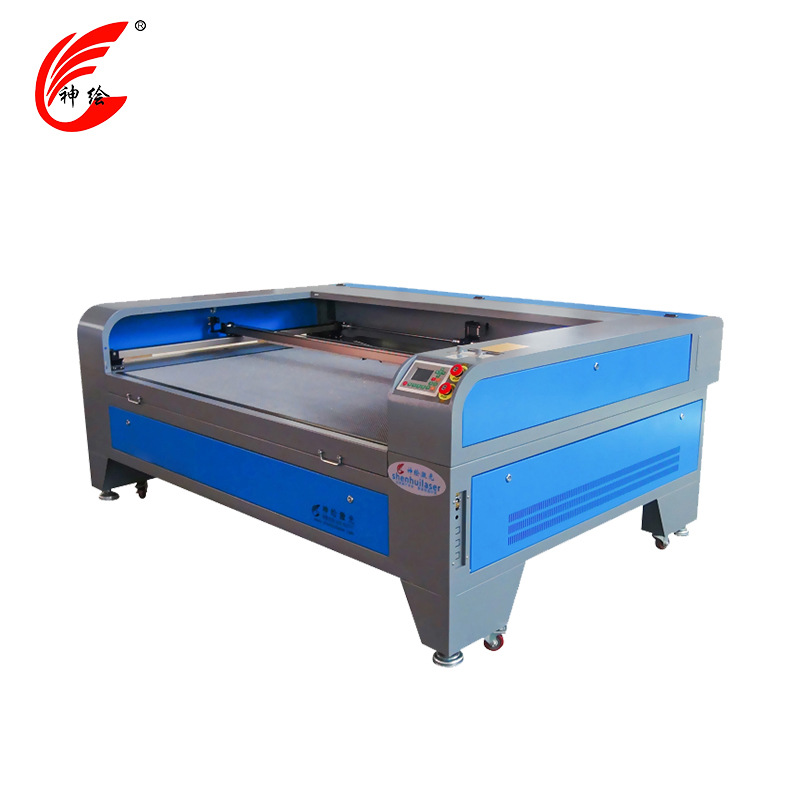 神绘直供1610雕刻机无纺布毛毡剪纸电脑绣花双头激光切割机