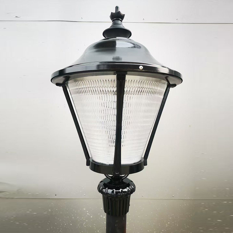 Venta al por mayor de pantallas para lámparas LED de jardín, cabezales de lámparas solares para jardín, cabezales de farolas, luces de calle para paisajismo de villas, parques y jardines comunitarios. image 67