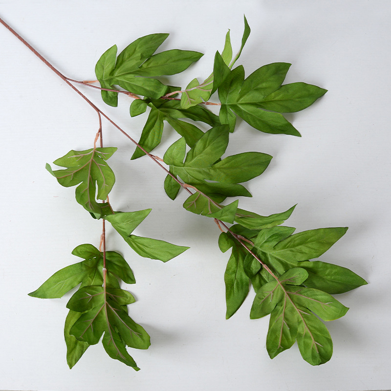El Departamento de bodas Mori es verde, flores y hojas, la Sala de bodas está decorada con flores falsas, plantas verdes, Lu xunzao, flores simuladas.