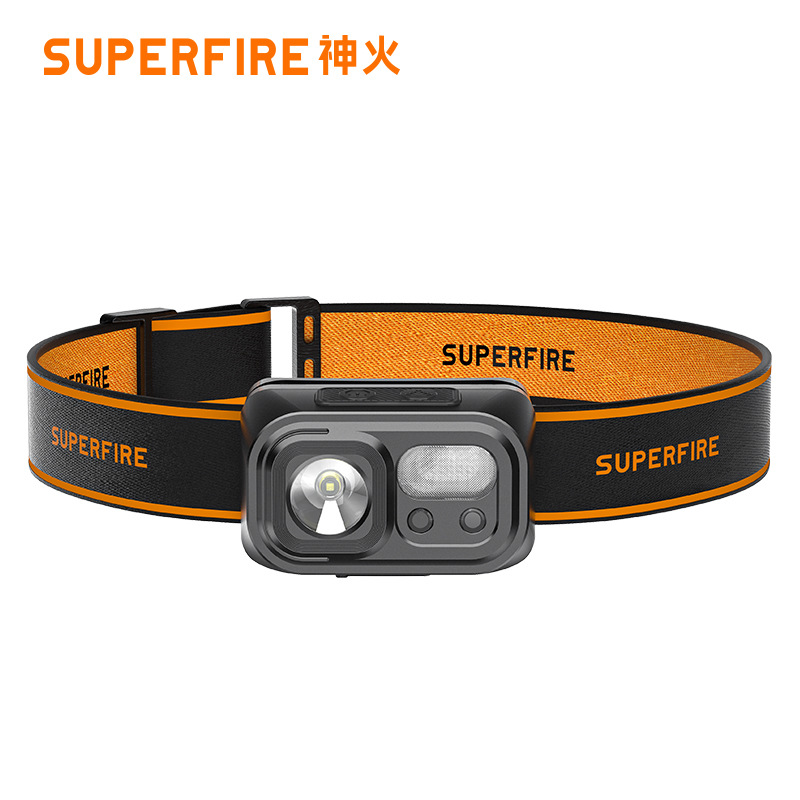 Transfronteriza LED de alta intensidad LED de largo alcance inducción USB portátil cargar lámpara de cabeza luz de carrera nocturna al aire libre pescar por la noche