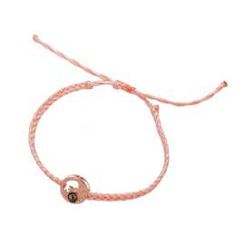 100种语言我爱你铜镀猫咪投影手链小清新高级感简约手绳图片定 制