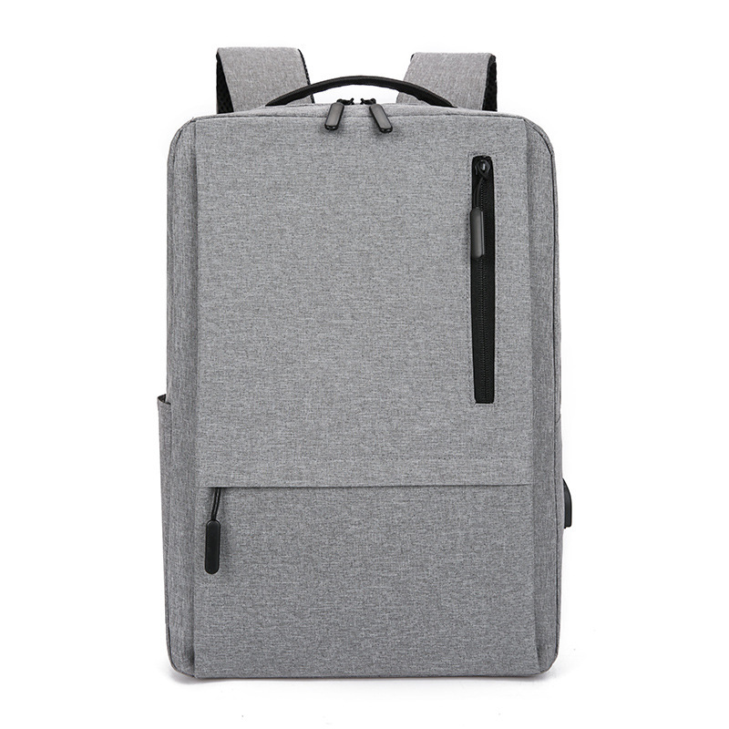 Backpack large capacity computer bag simple business multi-function usb charging backpack printable logo schoolbag for men