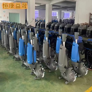 Hand-push mini double-brush floor washing machine commercial home hotel restaurant school home floor mopping machine suction and drag all-in-one machine