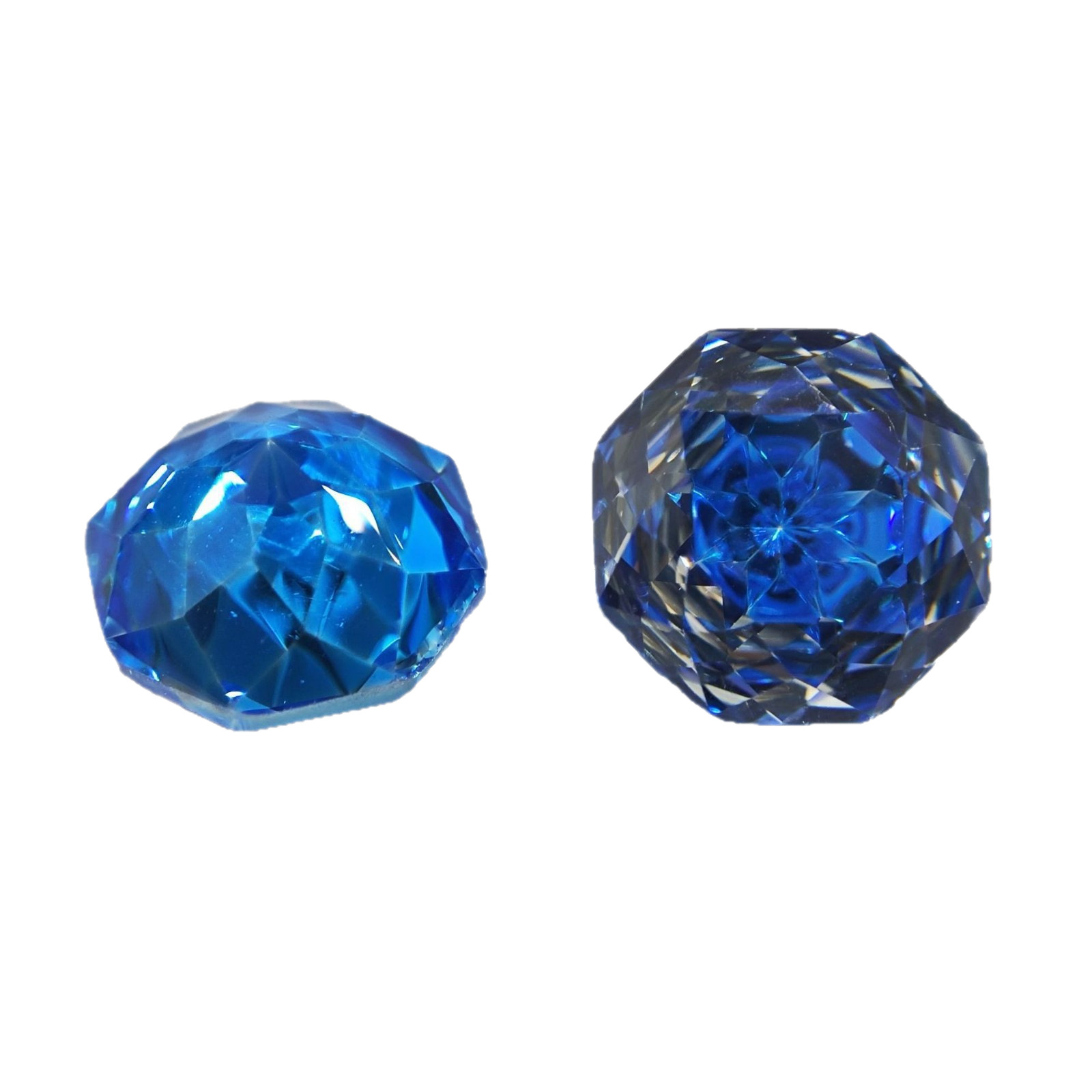 幻彩双色糖心ミレニアムローズカットジルコニアピアスアクセサリーメッキDIYジュエリー小紅書人気商品裸石