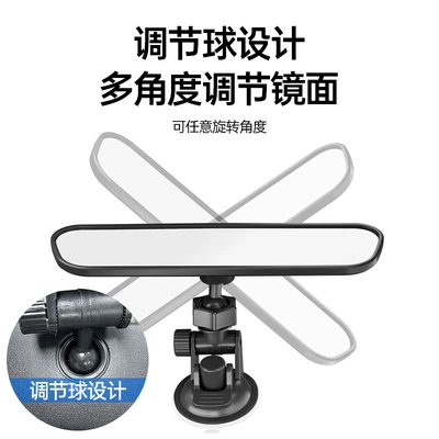 Mirror, Wide Field of View, Large field of view rear view auxiliary mirror