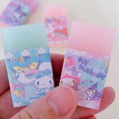 Sanrio Eraser Cute Kuromi Gradient Jelly Eraser Student Correction Pencil Erase Wrong Words Erase