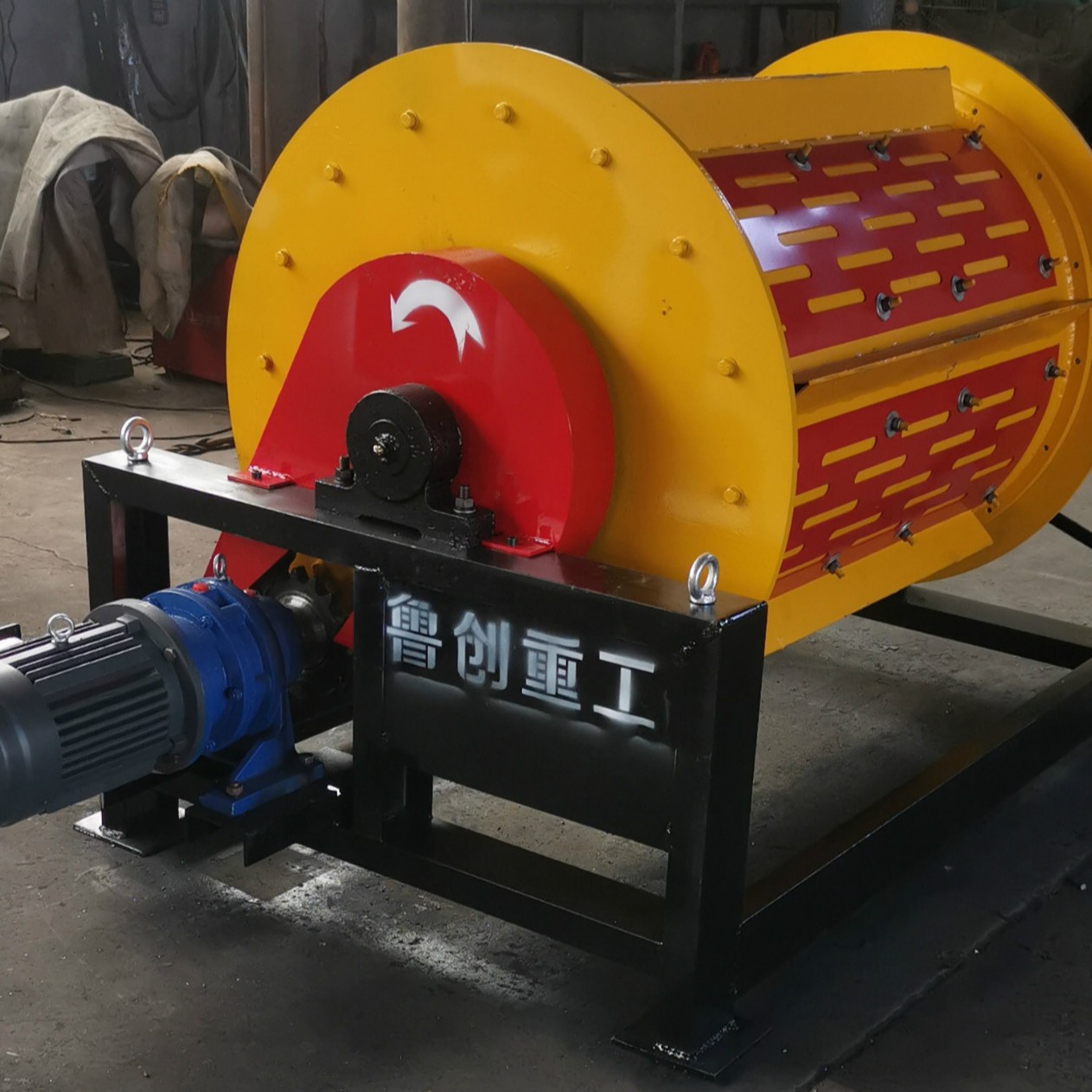 上吸式磁选机 废钢料用磁选机 垃圾破碎料用磁选机  强磁  磁选机