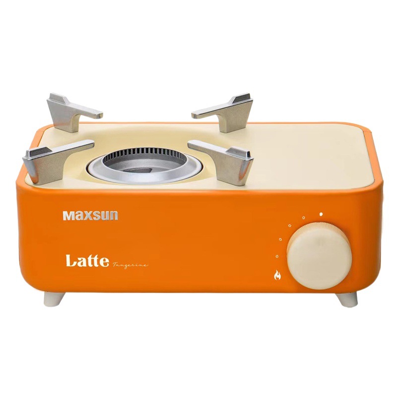MAXSUN Latte mini té Cocina Barbacoa gas estufa de gas portátil multifunción estufa de la tarjeta