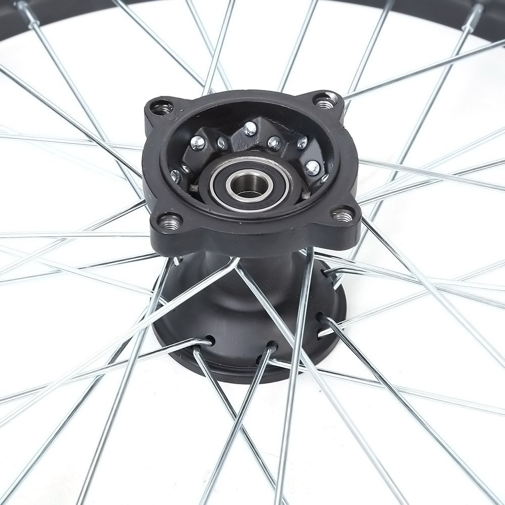 Steel Rim with Disc Brake, 1.8514 Decal Strip, Iron-Aluminum Alloy Wheel Hub, U-Nai-Zhi Motorcycle Off-Road Front and Rear