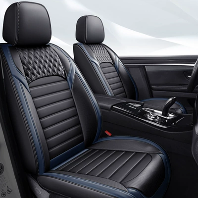 Factory direct foreign trade Korean full surround car cushion full leather perforated breathable four seasons universal seat cover seat cover