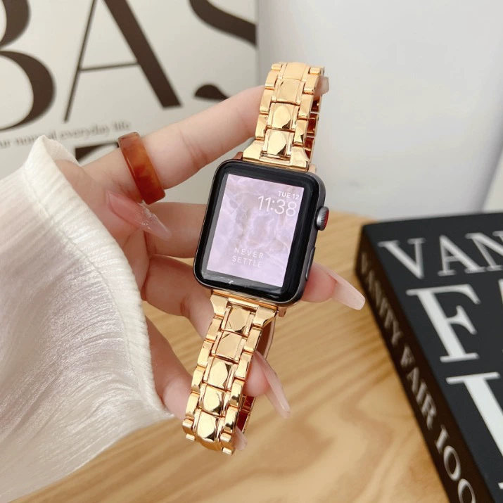 Подходящий к Applewatch 9-го поколения лазер цветной ремешок для часов Apple watch 87654321 смола радуга se лeто