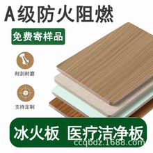 冰火板a级防火板阻燃板无机预涂板硅酸钙板医疗洁净板装饰护墙板