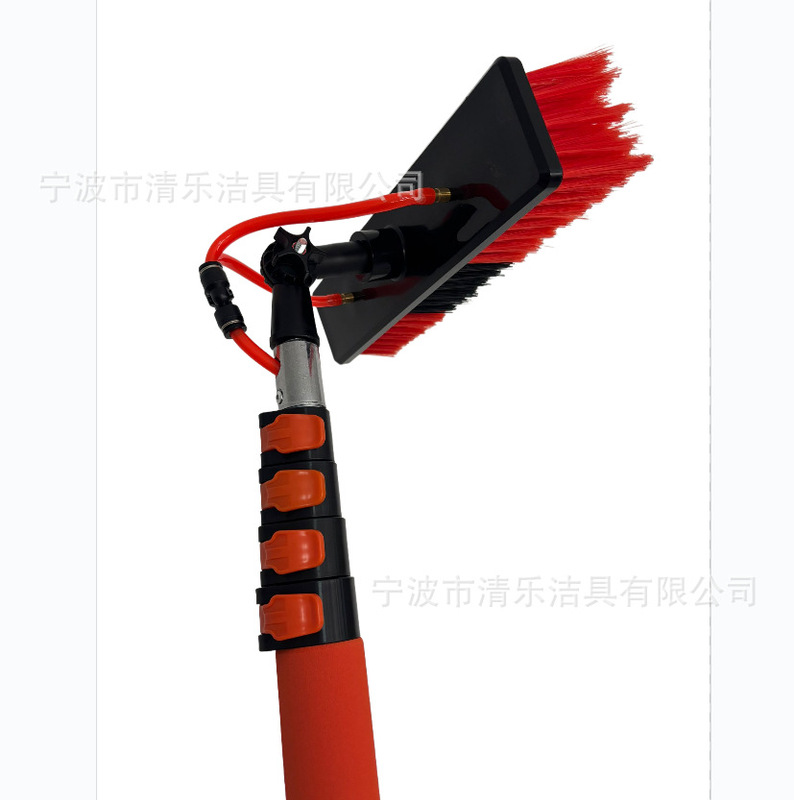 亚马逊太阳能光伏板清洁刷高空玻璃通水刷铝合金伸缩杆通用工具杆|undefined