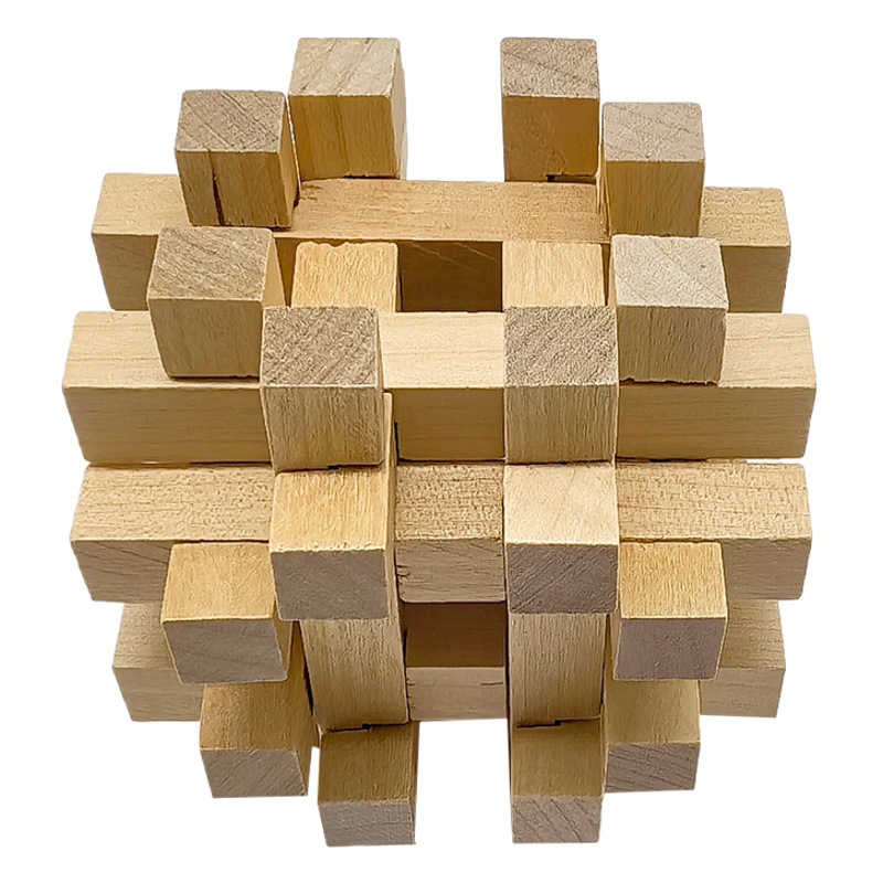 Luban Lock Kongming Lock Juego completo de juguetes de inteligencia de espiga y espiga educativos para niños Juguetes de desmontaje difíciles al por mayor