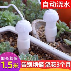 Automatic lazy flower waterer, 2-pack drip irrigation device, fertilizer spreader, business trip balcony flower pot gardening