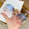 Sunglasses, face blush, glasses, 2023 collection, suitable for import, fitted, internet celebrity, Korean style