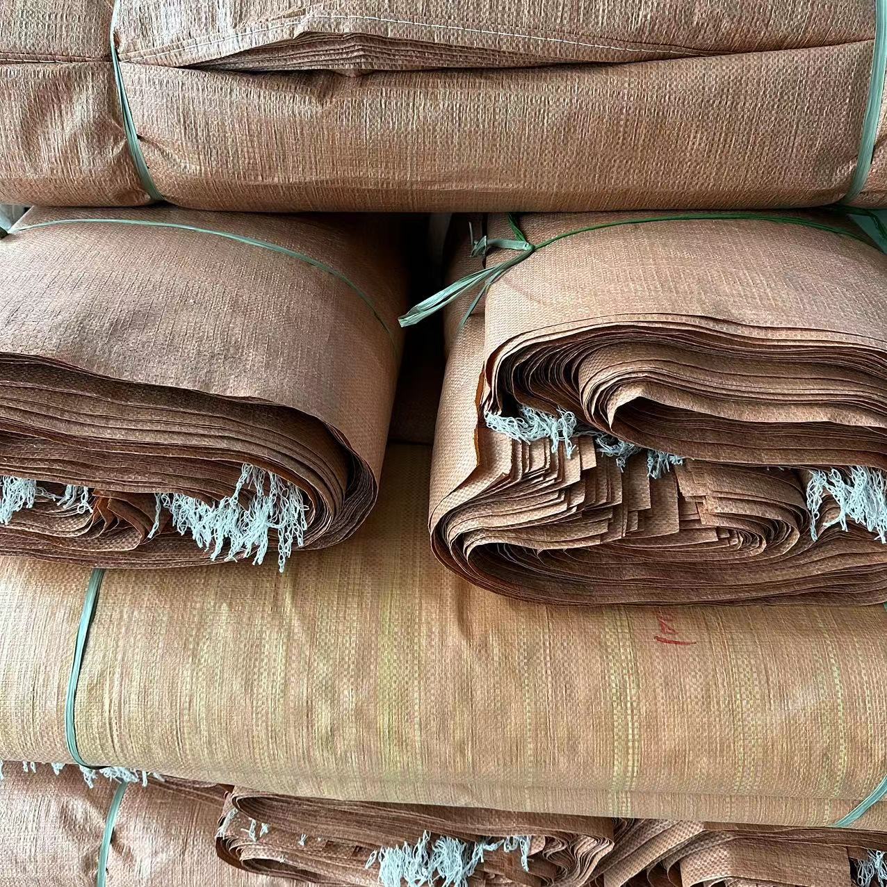 加厚红色编织袋淡红色橙色粉色塑料编织袋