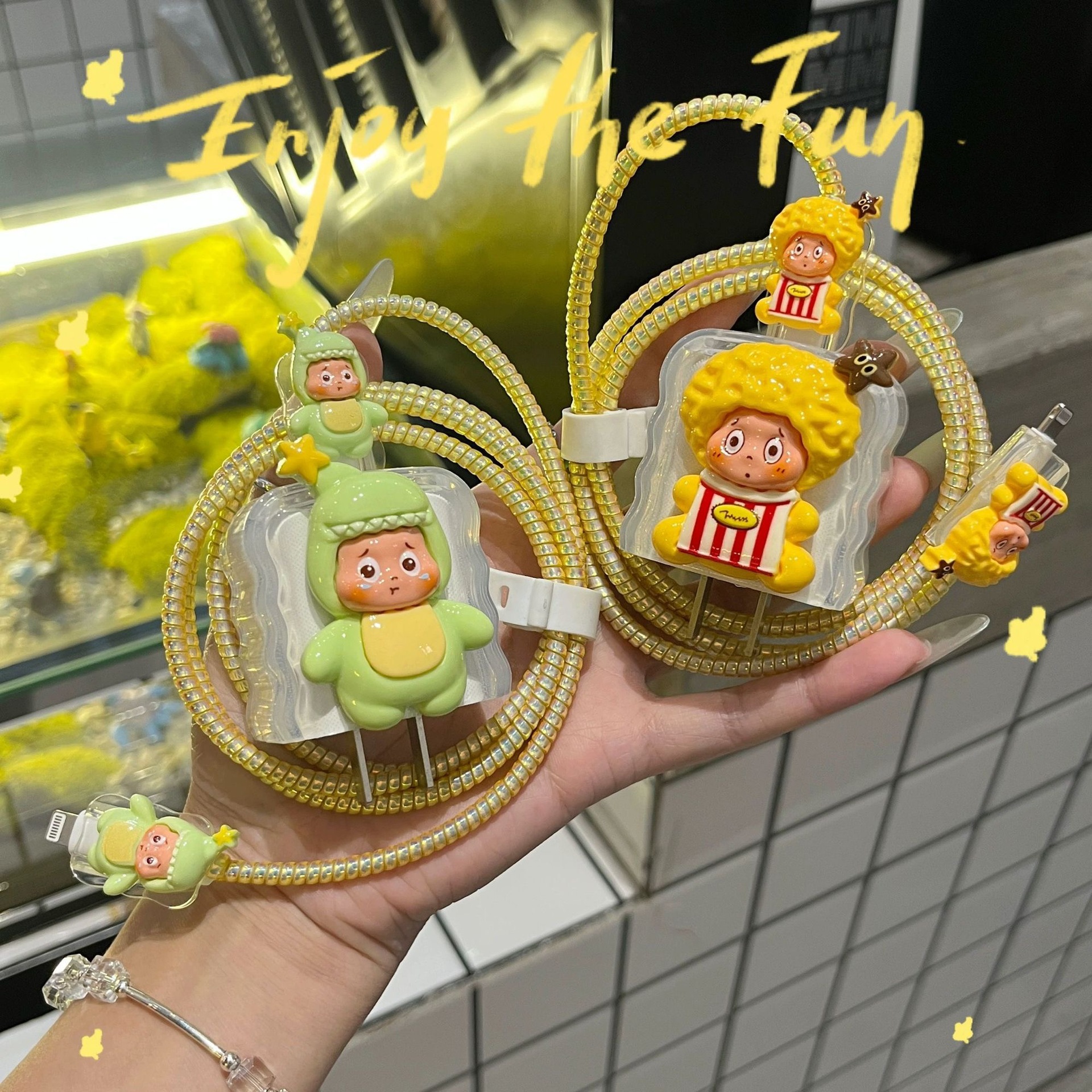 Aplicable a Apple 17 iPhone 16 Promax 15 Capa de protección de cable de datos de teléfono celular anti-caída anti-rotura cargador rápido