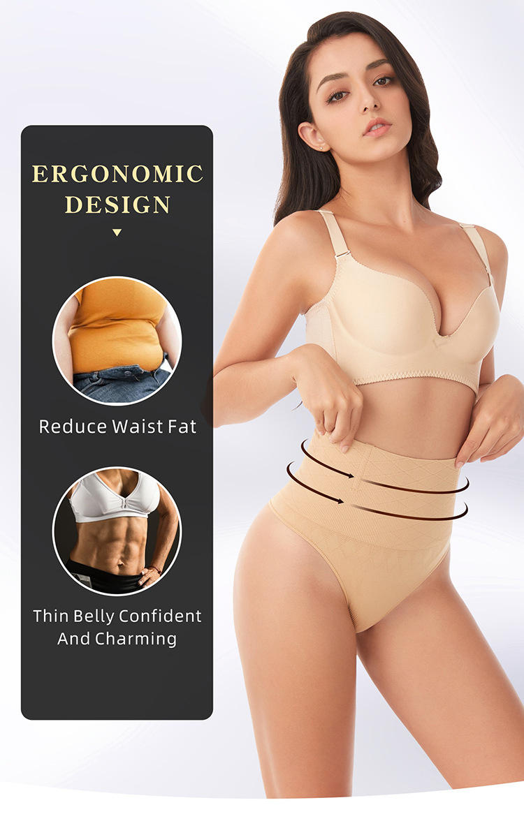 String de commerce extérieur pour femmes, petit ventre, hanches fortes, été, pantalon mince et taille en arête de poisson_voghion.com