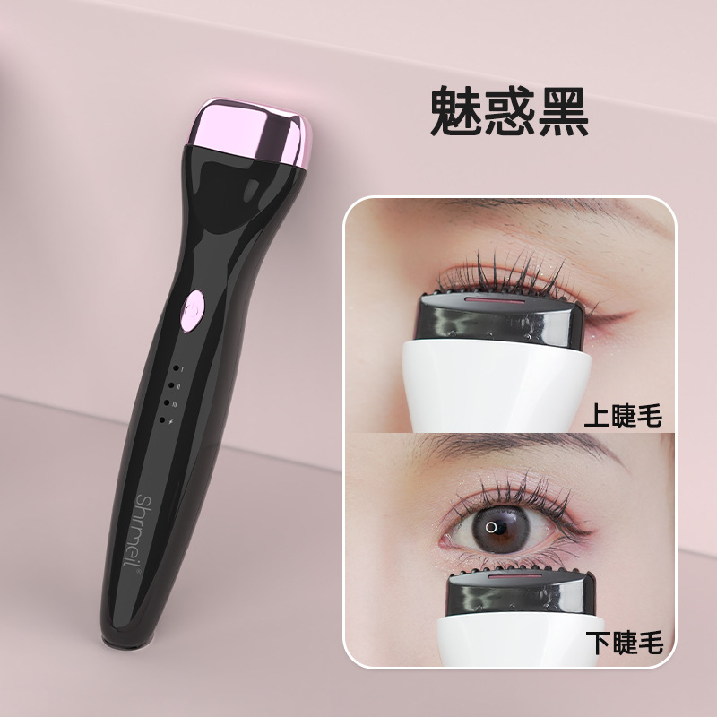 Rizador de Pestañas Eléctrico Térmico Eléctrico, Recargable, Térmico para Maquillaje de Ojos