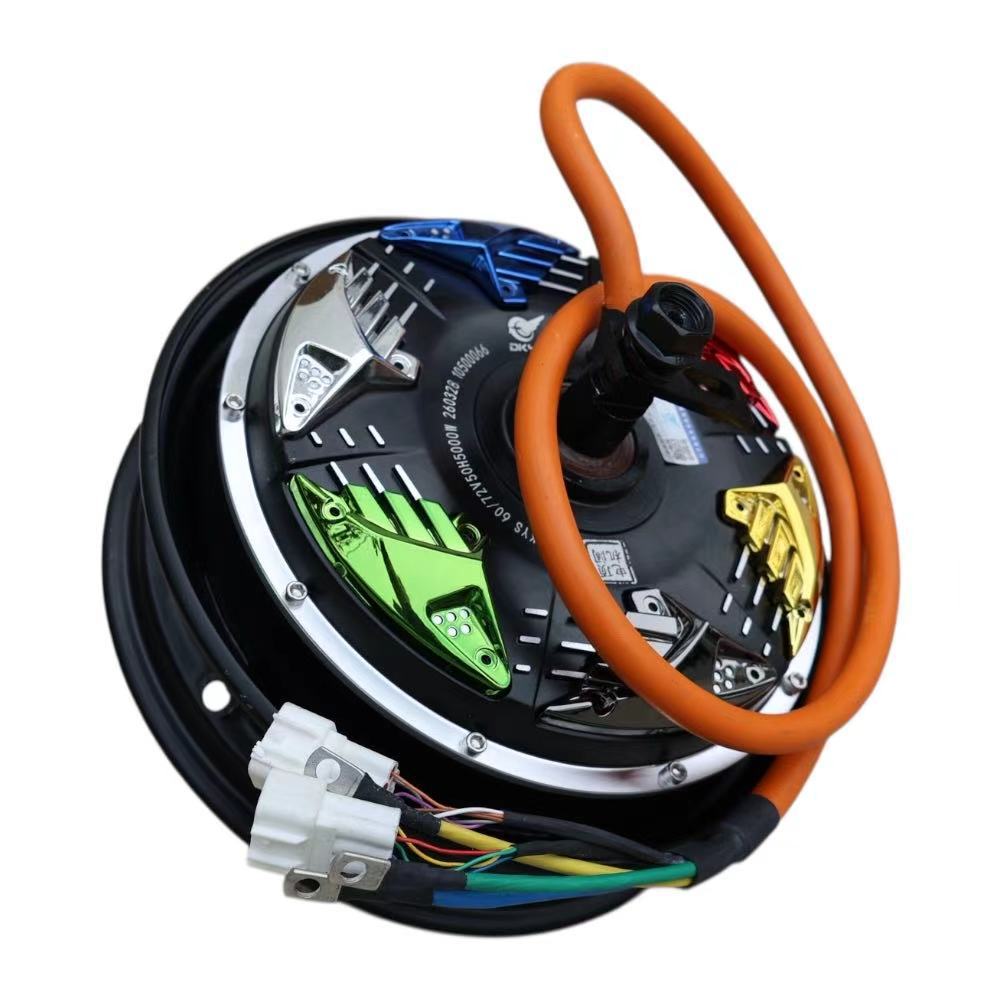 Dkys Top-Grade Motor 60V72V3000W10 Inch 50H Scooter Electric Vehicle Electric Motorcycle Hub Motor Dual Hall Sensor