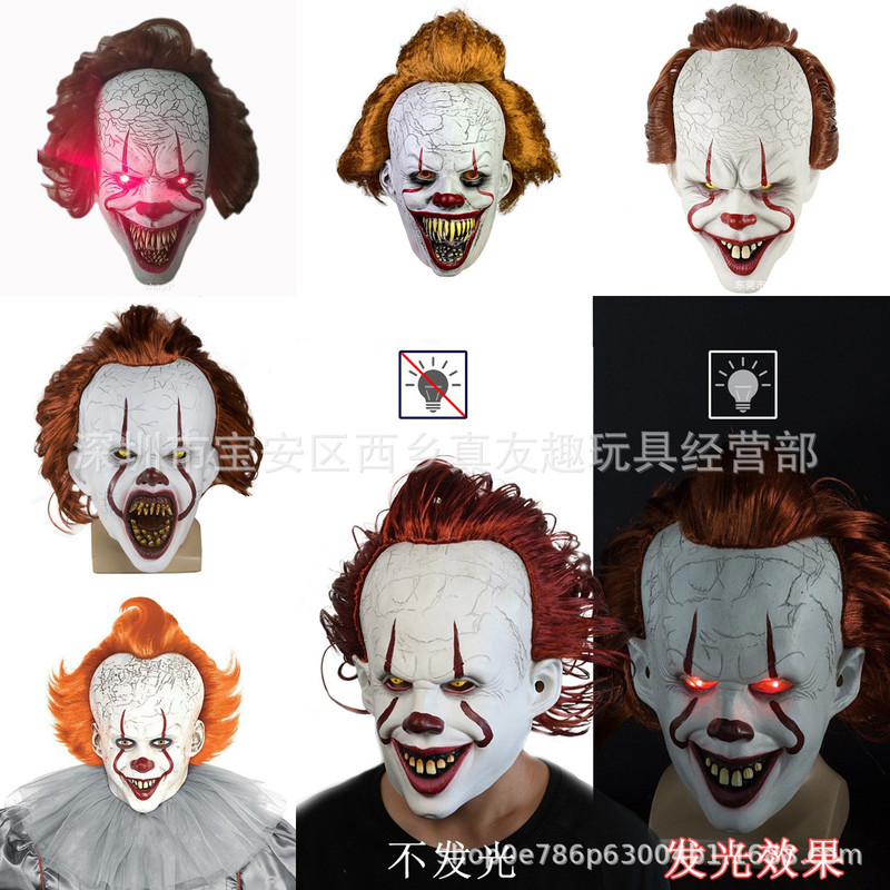 Spot 2019 Clown Return Soul Mask cos Headgear Movie Peripheral pennywise Halloween Horror Mask