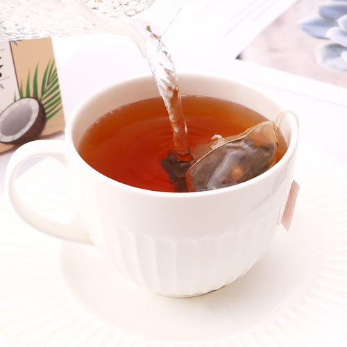 Boxed triangular bag combination tea bag flavored coconut aroma black tea coconut oolong tea coconut meat coconut aroma loose flower fruit tea