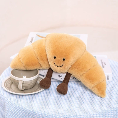Simulation Toast Pillow Bakery – Oyuncaq yastıqlar - croissant-33cm-spot-without-standard
