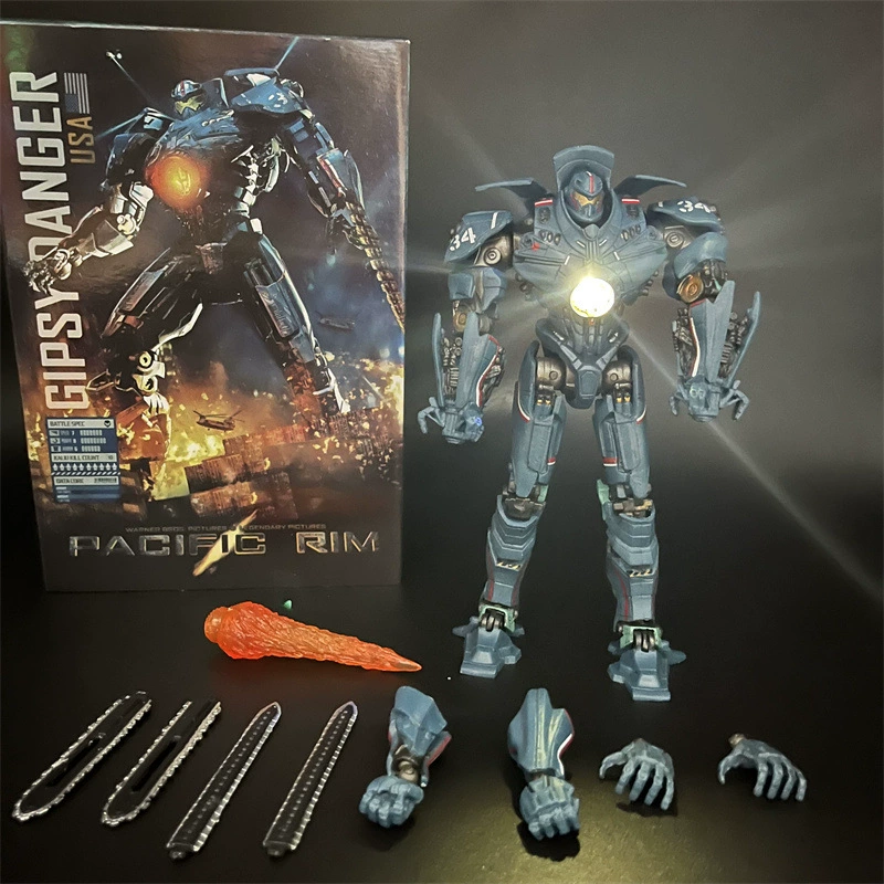 Glowing crimson movable minifigure, deluxe edition