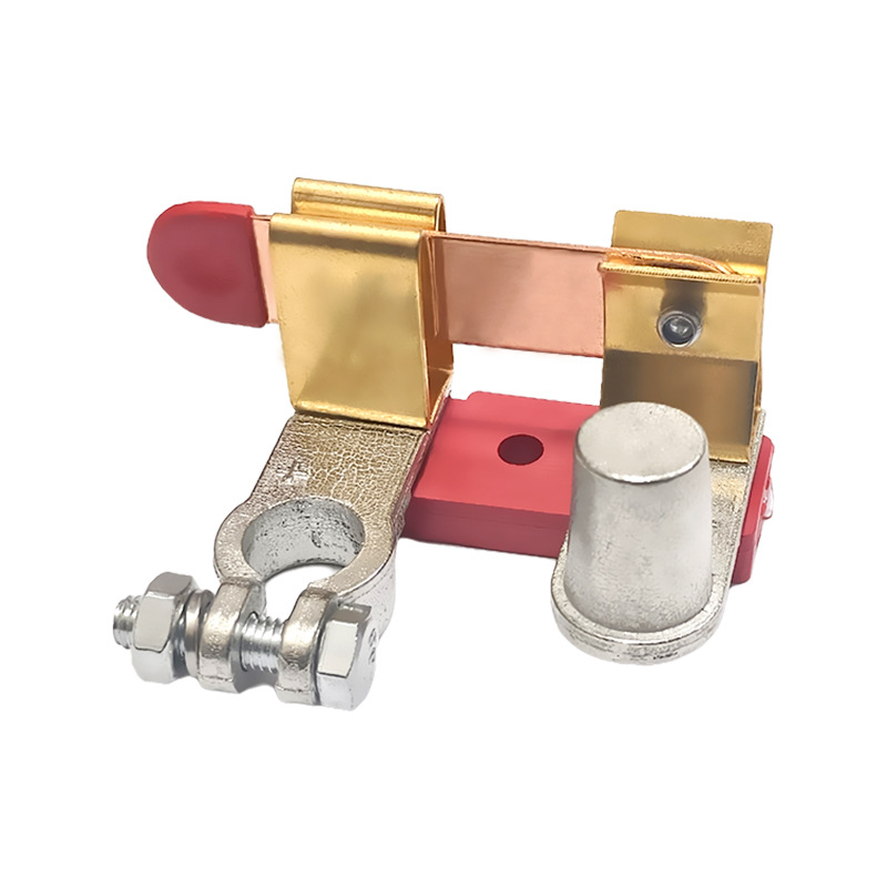 Qìchē – Brass Positive and Power supply, ignition system accessories - positive-vertical-knife-switch-suitable-for-battery-positive-terminal-17-19mm