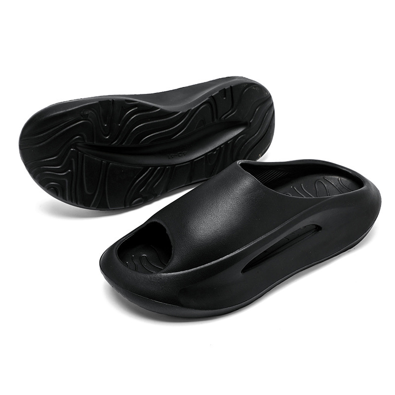 Pareja de mierda sensación de moda EVA zapatillas antideslizantes para hombres y mujeres zapatillas deportivas de playa suave