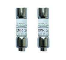 PMMCON 2 Pcs CCMR-3 CCMR 3A 600V Time Delay Fuse 10 * 38MM