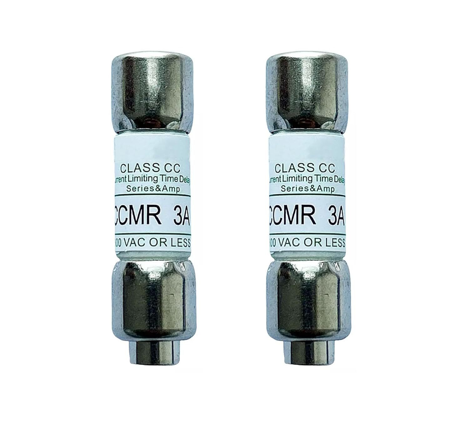 PMMCON 2 Pcs CCMR-3 CCMR 3A 600V Time Delay Fuse 10 * 38MM