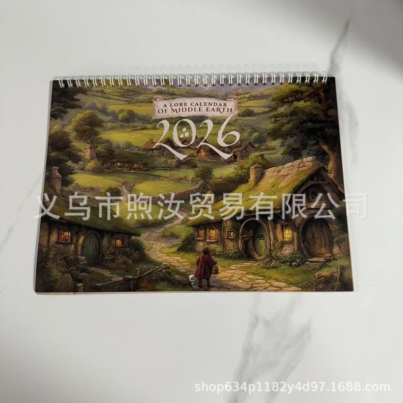 2026年新款跨境爆款亚马逊英文欧美歌手巡演日历挂历台历厂家批发|undefined
