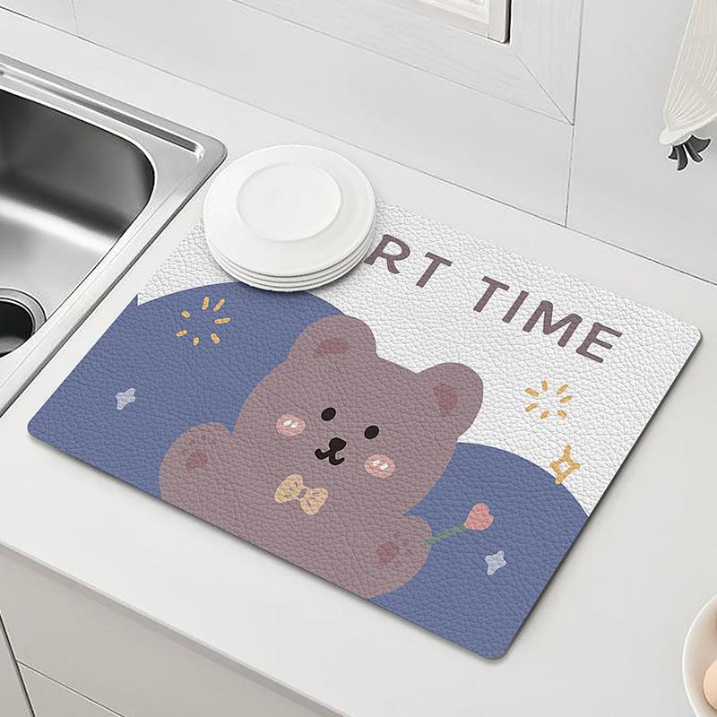 PU-다크 브라운 곰 아기