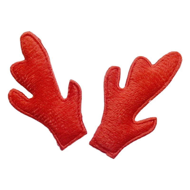 Ultrasónico en relieve de felpa tridimensional astas DIY Europea y Americana de Navidad joyería accesorios de ropa diadema accesorios de decoración image 1