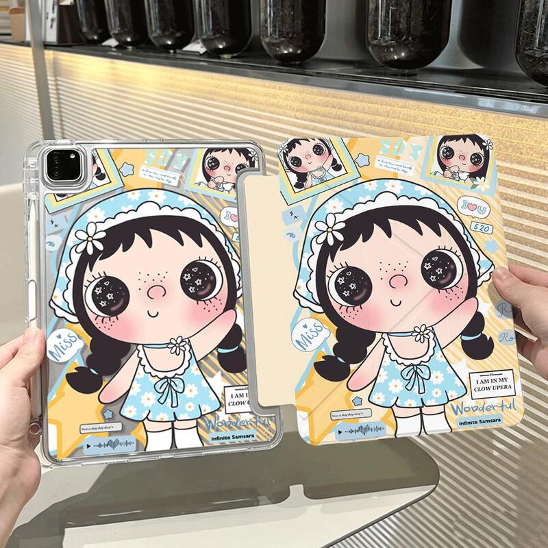 Pastoral Daisy Xiaoyu Ipad10/9/8 Generation A16 Tablet Mini Protective Case Pro 11inch Air8/7 Protective Case Pastoral Daisy Xiaoyu Ipad10/9/8 Generation A16 Tablet Mini Protective Case Pro 11inch Air8/7 Protective Case