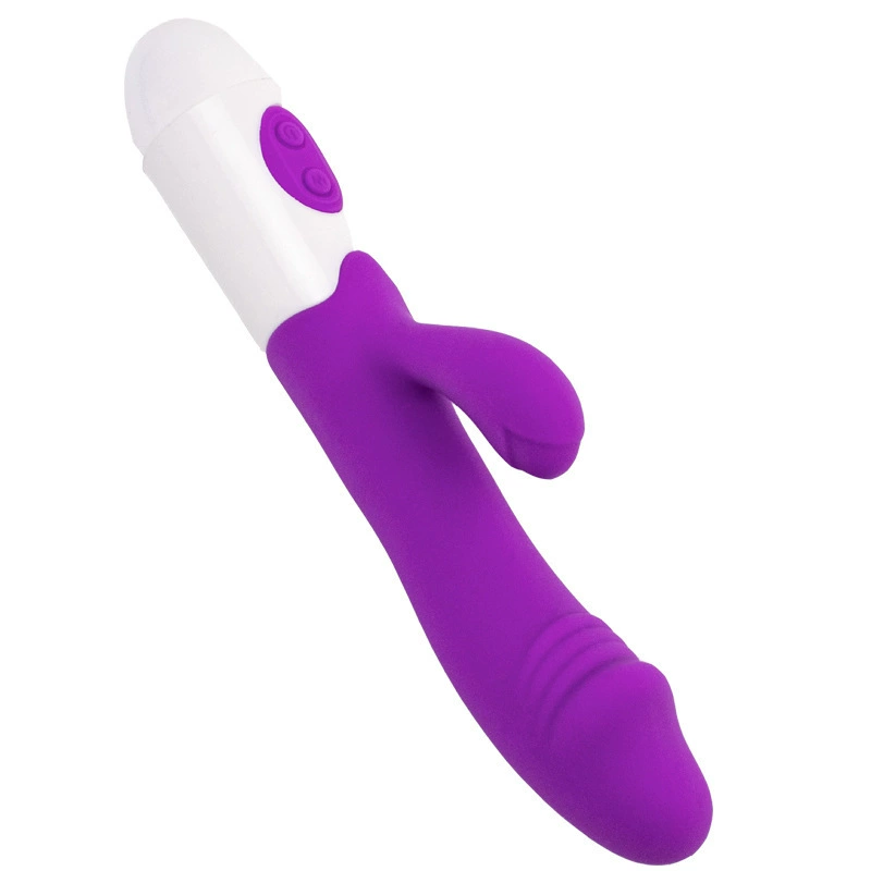 Silicone Rabbit Vibrator, Multi-frequency, Rechargeable or Battery Power, Various Colors