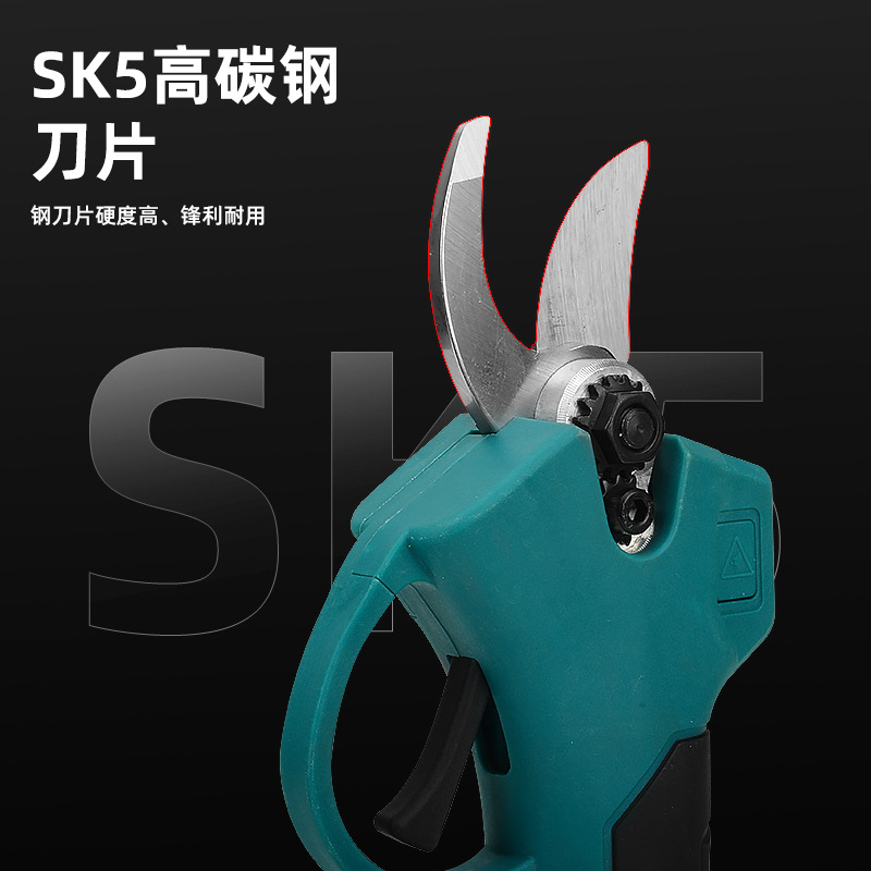 Tijeras eléctricas transfronterizas árbol frutal recargable poda de ramas batería de litio tijeras de jardinería tijeras de poda tijeras de árbol poda