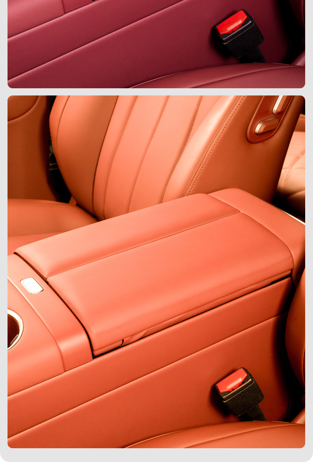 Suitable for AITO M7 M8 M9 armrest box protective cover set central control storage box heightening pad car interior decoration supplies