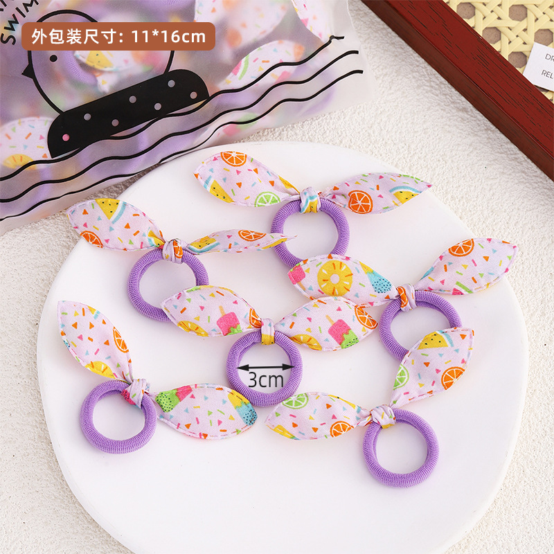 [purple orange rabbit ears] 1 piece