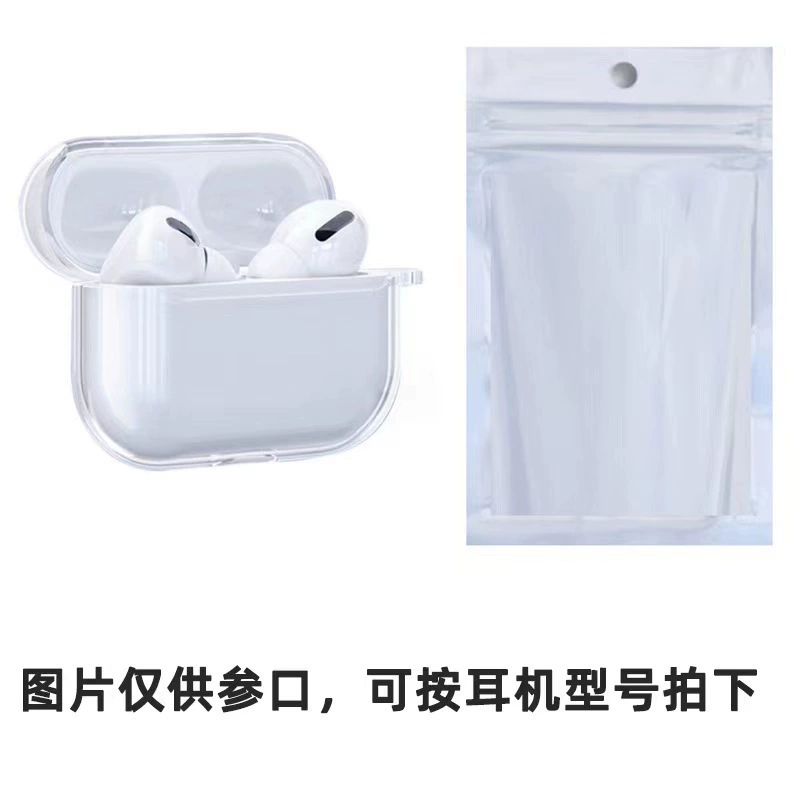 Защитный чехол (Apple AirPods 1–4, Pro, Pro2), TPU прозрачный, тонкий элегантный дизайн