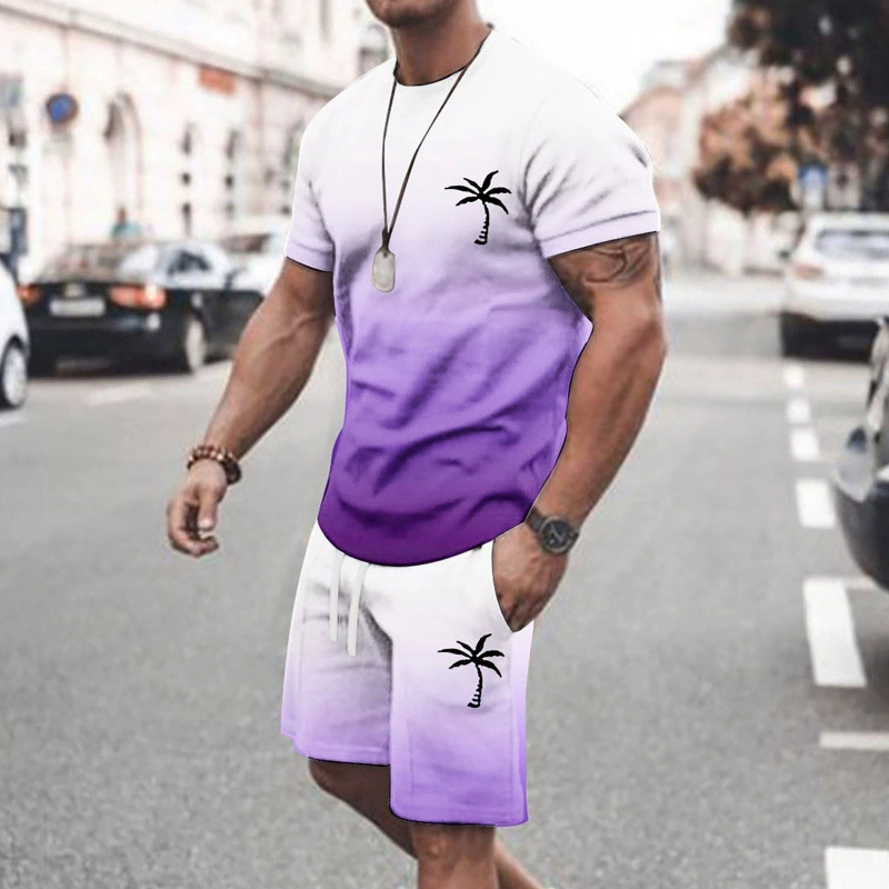 2024 новые 3D цифровые популярные мужские летние шорты с коротким рукавом для спорта и отдыха в наличии на Amazon и eBay