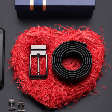 英皇保罗男休闲头层牛皮针扣真皮腰带青年韩版百搭简约皮带男批发