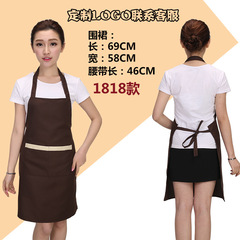 火鍋店客人用圍裙定製logo訂做餐飲酒店烤肉餐廳火鍋客用圍裙印字