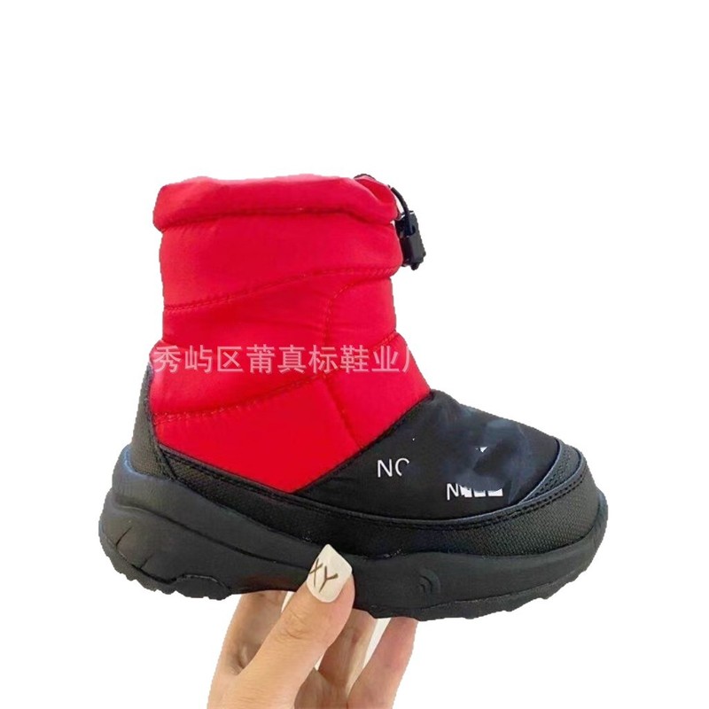 莆真标高品质北家羽绒儿童雪地靴防滑保暖雪地靴加厚一脚蹬童靴棉|undefined