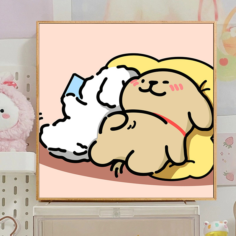 ズートピア diy デジタル油絵手描き着色ジュディニック周辺アクリル油絵メーカー卸売|undefined