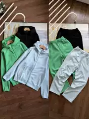 2024 Spring and Autumn Tech Casual Sports Hooded Jacket and Casual Pants Set
