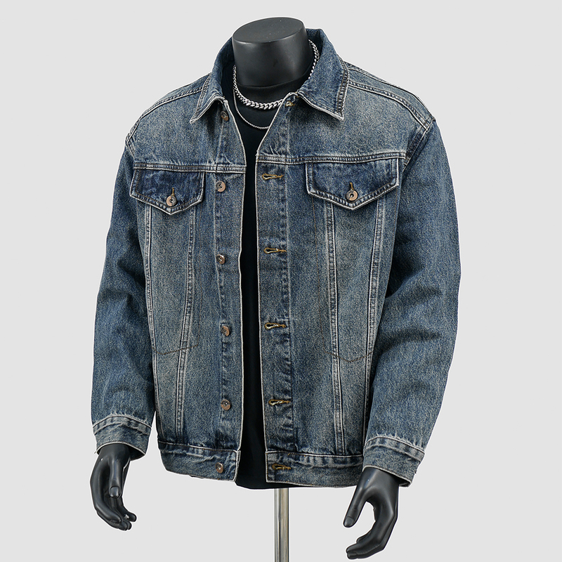 Autumn and Winter American Retro Denim Jacket for Men, New Stylish Trendy Slim Versatile Multi-Pocket Work Jacket Autumn and Winter American Retro Denim Jacket for Men, New Stylish Trendy Slim Versatile Multi-Pocket Work Jacket