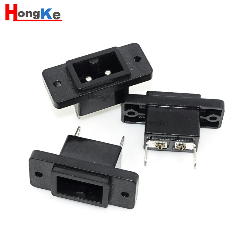 Квадратное отверстие с двумя отверстиями B-образная 8-образная розетка AC007 8-образная розетка 35*15 мм Интерфейс розетки автомобильного холодильника